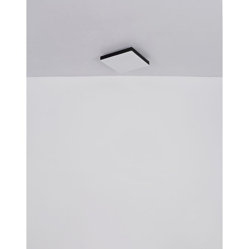 Globo - LED Griestu lampa LED/18W/230V 30x30 cm melna