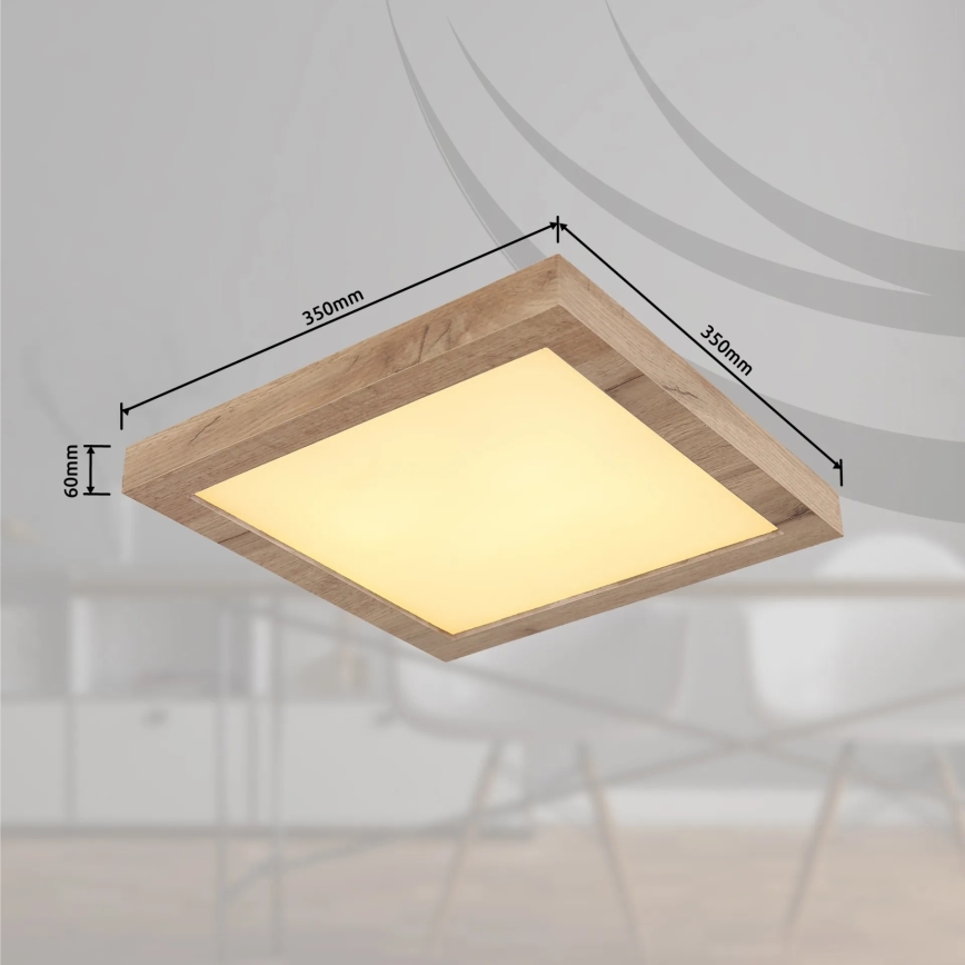 Globo - LED Griestu lampa LED/16W/230V brūna