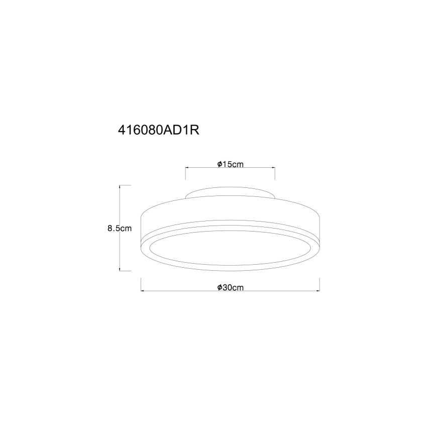 Globo - LED Griestu lampa LED/12W/230V 3000K d. 30 cm