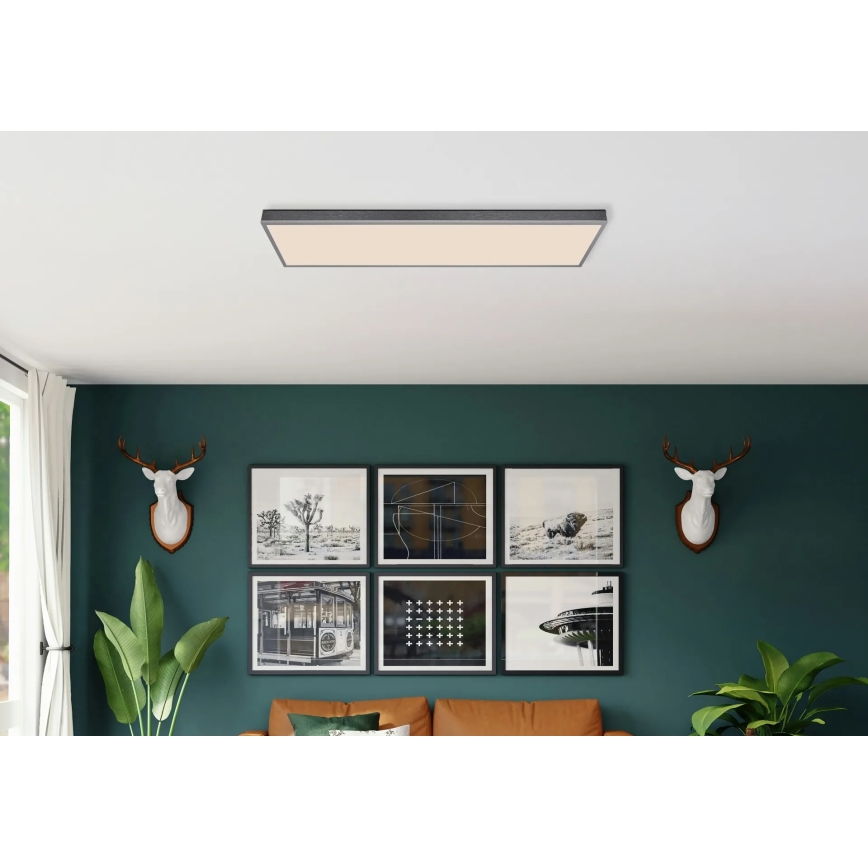 Globo - LED regulējama griestu lampa LED/36W/230V 2700-6500K 30x120 cm + ar tālvadības pulti