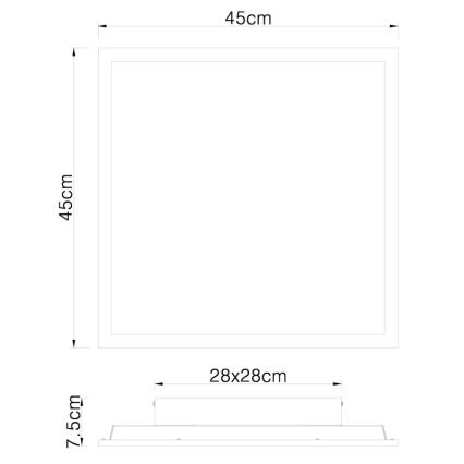 Globo - LED griestu gaismeklis LED/24W/230V