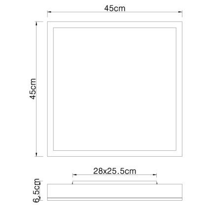 Globo - LED Griestu gaismeklis LED/24W/230V