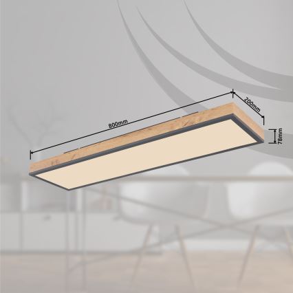 Globo - LED Aptumšojama griestu lampa LED/24W/230V 2700-6500K + tālvadības pults