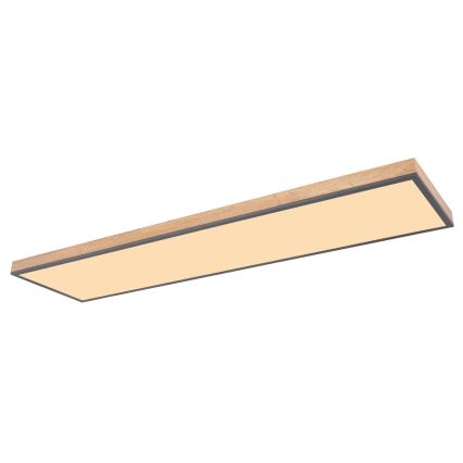 Globo - LED Aptumšojama griestu lampa LED/36W/230V 2700-6500K + tālvadības pults brūna/pelēka