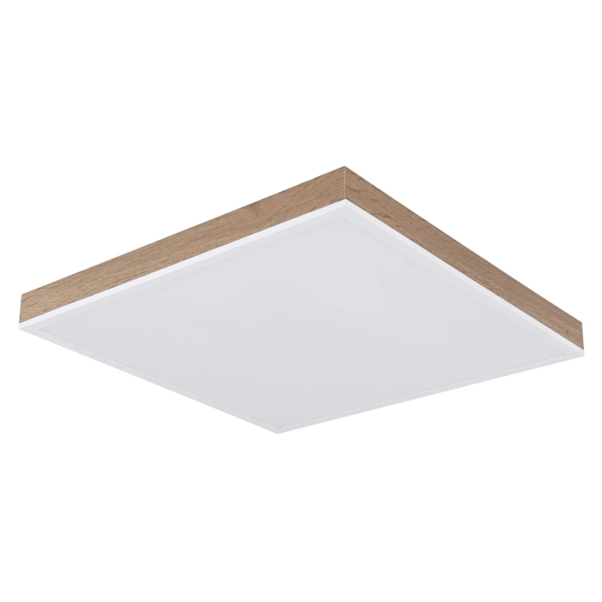 Globo - LED Aptumšojama griestu lampa LED/24W/230V 2700-6500K + tālvadības pults brūna/balta