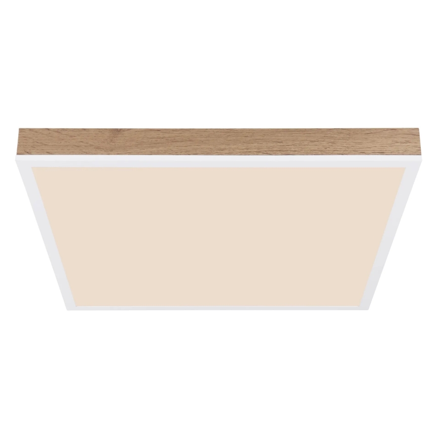 Globo - LED Aptumšojama griestu lampa LED/24W/230V 2700-6500K + tālvadības pults brūna/balta