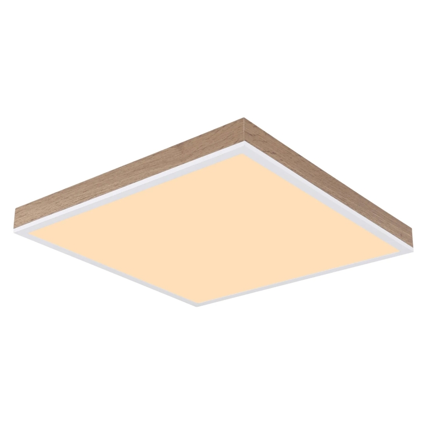 Globo - LED Aptumšojama griestu lampa LED/24W/230V 2700-6500K + tālvadības pults brūna/balta
