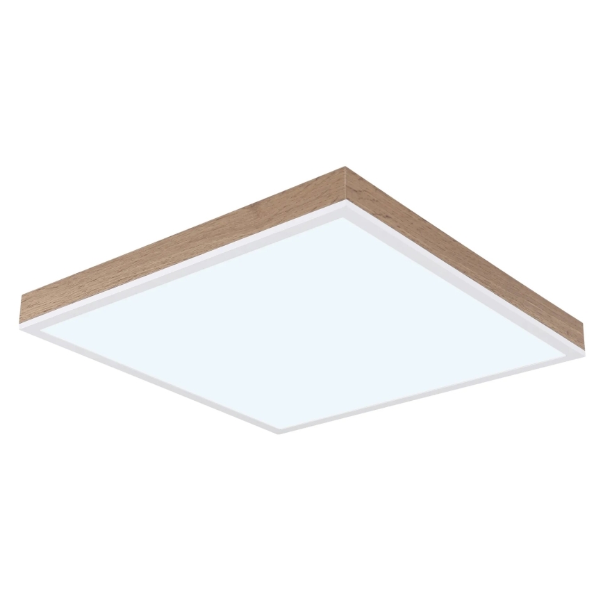 Globo - LED Aptumšojama griestu lampa LED/24W/230V 2700-6500K + tālvadības pults brūna/balta
