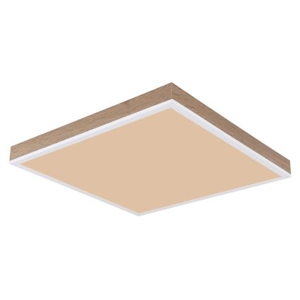 Globo - LED Aptumšojama griestu lampa LED/24W/230V 2700-6500K + tālvadības pults brūna/balta