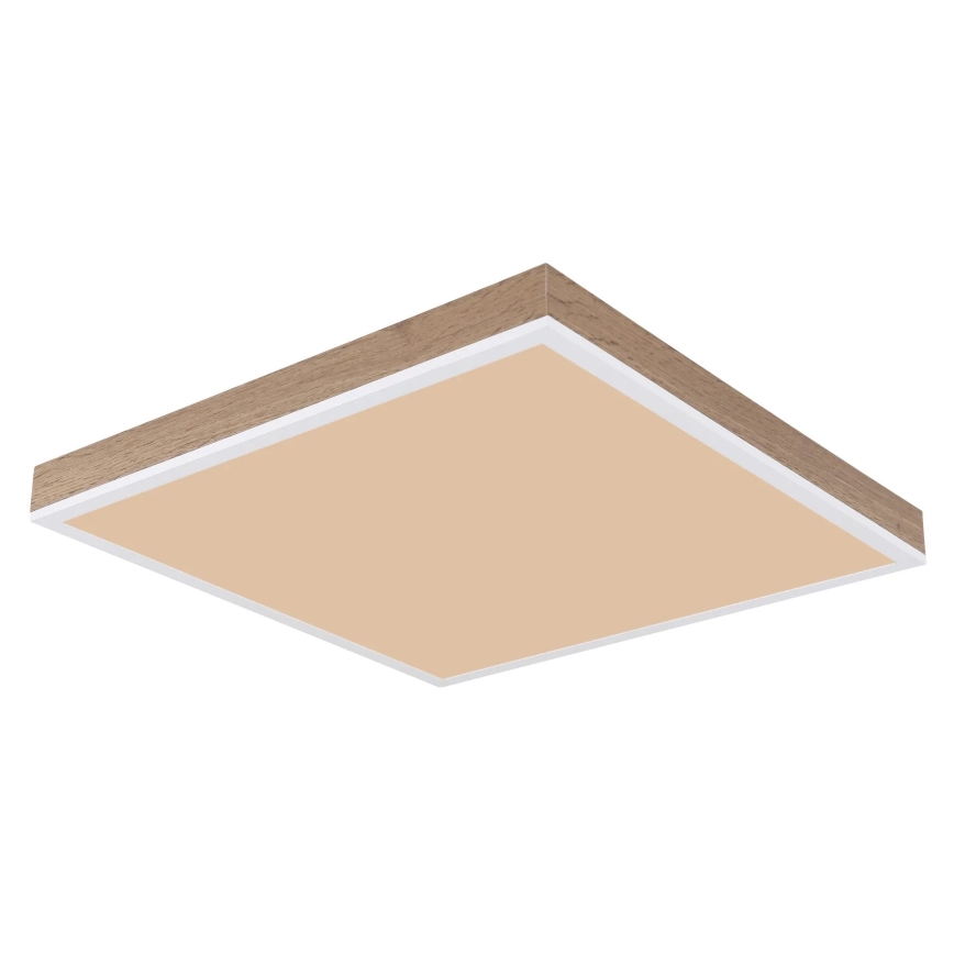 Globo - LED Aptumšojama griestu lampa LED/24W/230V 2700-6500K + tālvadības pults brūna/balta