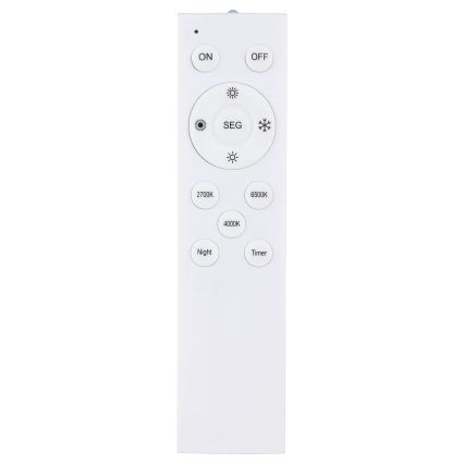 Globo - LED Aptumšojama griestu lampa LED/24W/230V 2700-6500K + tālvadības pults brūna/balta