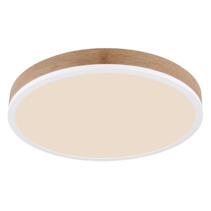Globo - LED Griestu lampa LED/24W/230V d. 45 cm brūna