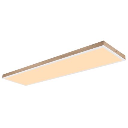 Globo - LED Aptumšojama griestu lampa LED/36W/230V 2700-6500K + tālvadības pults brūna/balta