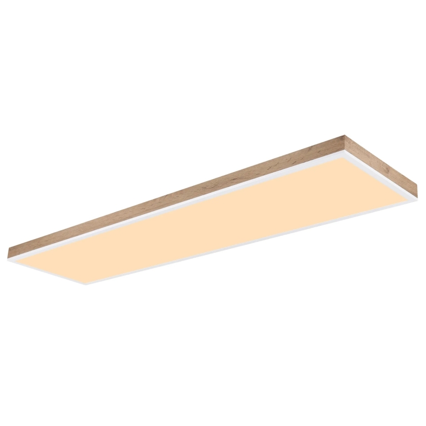 Globo - LED Aptumšojama griestu lampa LED/36W/230V 2700-6500K + tālvadības pults brūna/balta