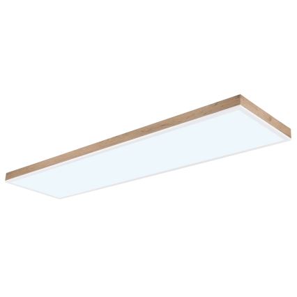 Globo - LED Aptumšojama griestu lampa LED/36W/230V 2700-6500K + tālvadības pults brūna/balta