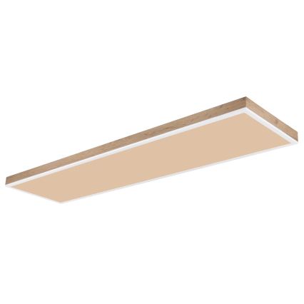 Globo - LED Aptumšojama griestu lampa LED/36W/230V 2700-6500K + tālvadības pults brūna/balta