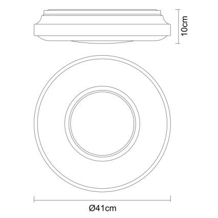 Globo - LED Griestu lampa LED/24W/230V