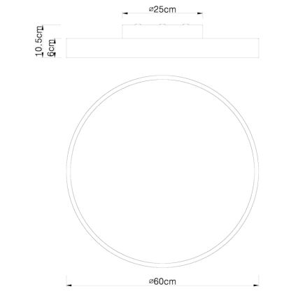 Globo - LED Aptumšojama griestu lampa LED/48W/230V 3000-6000K + tālvadības pults