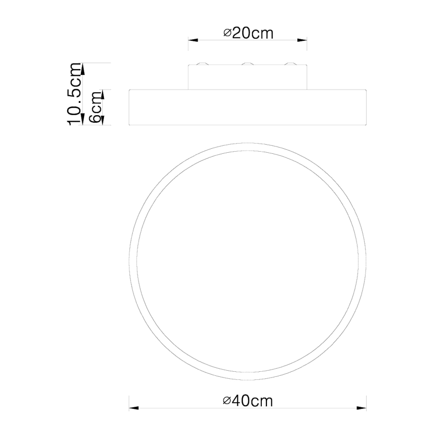 Globo - LED Aptumšojama griestu lampa LED/24W/230V 3000-6000K + tālvadības pults