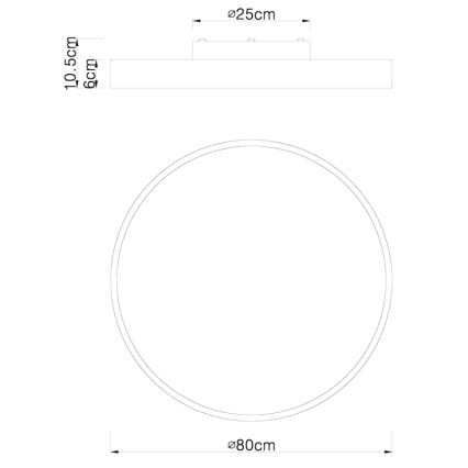 Globo - LED Aptumšojama griestu lampa LED/60W/230V 3000-6000K + tālvadības pults