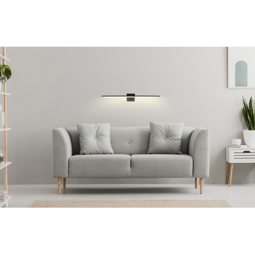Globo - LED Attēla lampa LED/12W/230V 61,5 cm melna