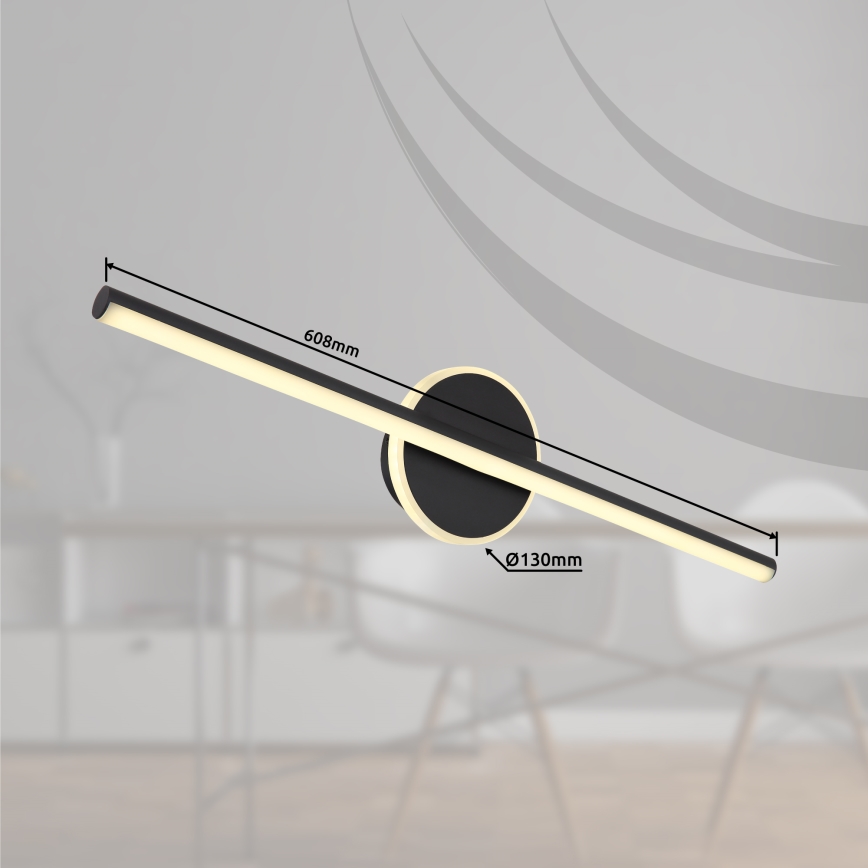 Globo - LED Vannas istabas spoguļa apgaismojums LED/10W/230V 60,8 cm IP44, mels