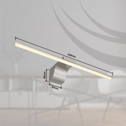 Globo - LED Vannas istabas spoguļa apgaismojums LED/10W/230V 60,8 cm IP44 spīdīgi hromēts