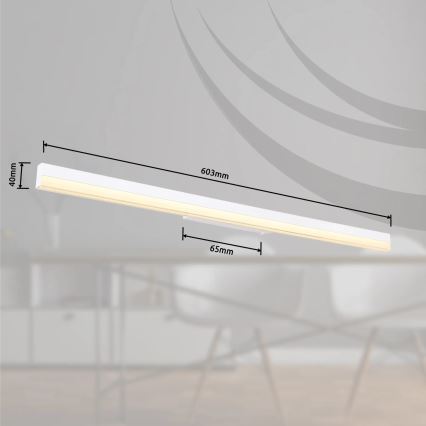 Globo - LED Sienas lampa LED/18W/230V 3000/6000K 80 cm balta
