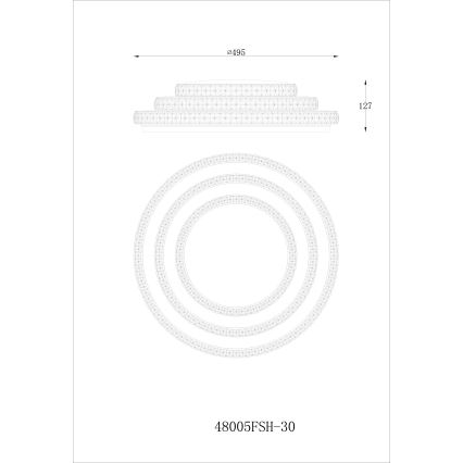 Globo - LED Aptumšojama griestu lampa LED/30W/230V TUYA Wi-Fi + tālvadības pults