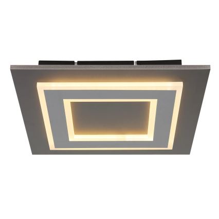 Globo - LED Griestu lampa LED/24W/230V 3000K 32x32 cm antracīta