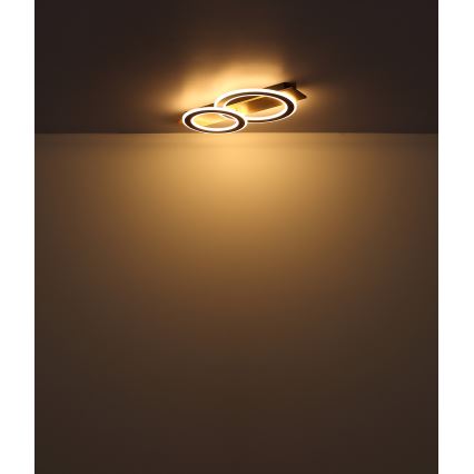 Globo - LED Griestu lampa LED/40W/230V brūna