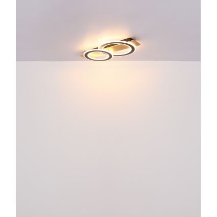Globo - LED Griestu lampa LED/40W/230V brūna