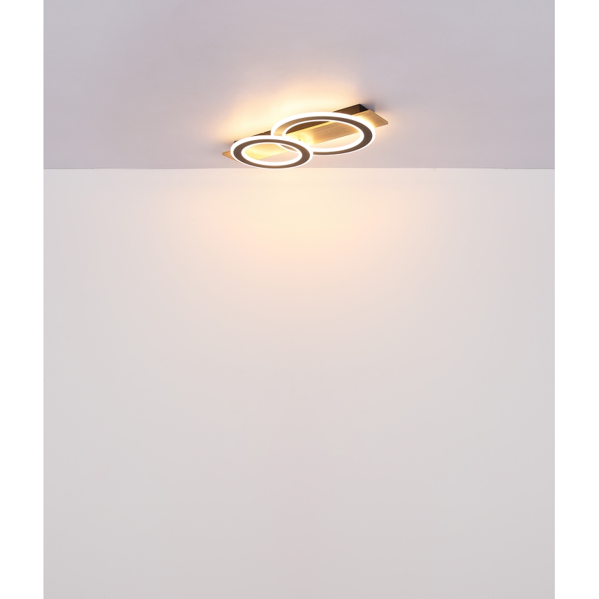 Globo - LED Griestu lampa LED/40W/230V brūna