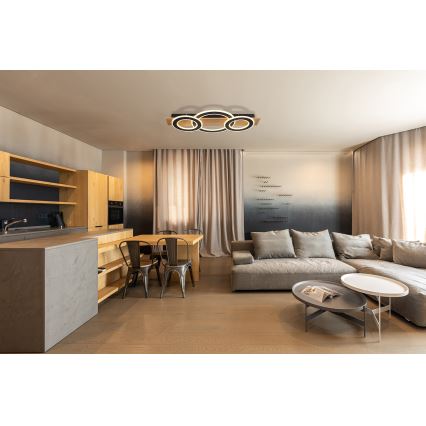 Globo - LED Griestu lampa LED/50W/230V brūna