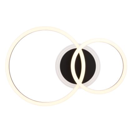 Globo - LED Griestu lampa LED/30W/230V 2700/4500/6500K d. 33x50 cm melna
