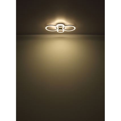 Globo - LED Griestu lampa LED/40W/230V 2700/4500/6500K d. 35,5x53 cm melna