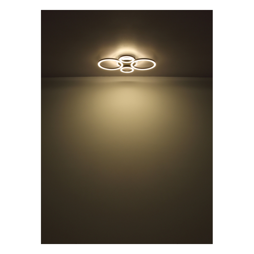 Globo - LED Griestu lampa LED/40W/230V 2700/4500/6500K d. 35,5x53 cm melna