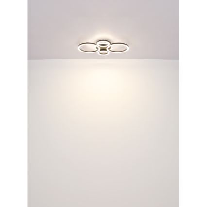Globo - LED Griestu lampa LED/40W/230V 2700/4500/6500K d. 35,5x53 cm melna