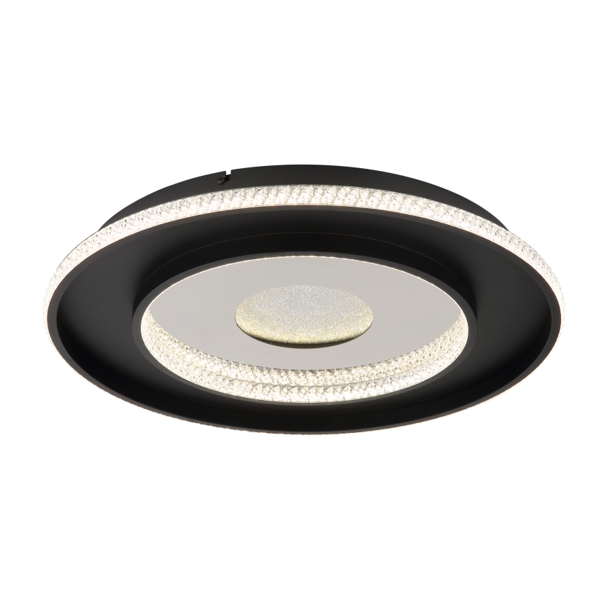 Globo - LED regulējams griestu gaismeklis LED/30W/230V 2700-6500K diam. 52,5 cm melns + tālvadības pults