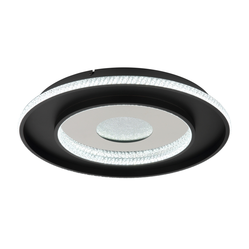 Globo - LED regulējams griestu gaismeklis LED/30W/230V 2700-6500K diam. 52,5 cm melns + tālvadības pults