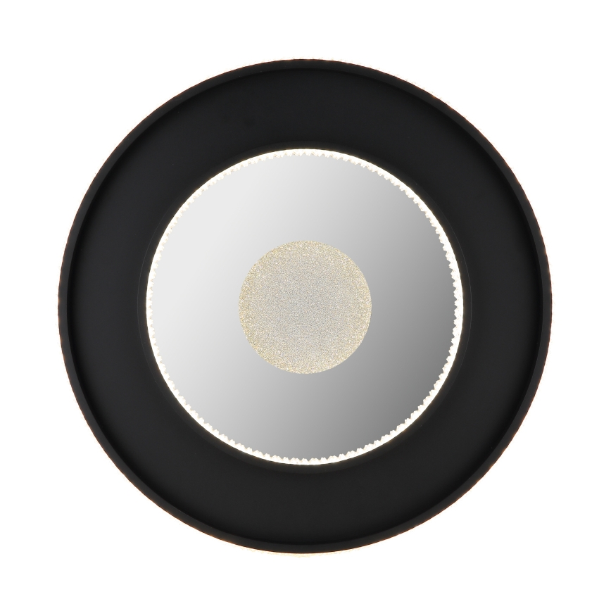 Globo - LED regulējams griestu gaismeklis LED/30W/230V 2700-6500K diam. 52,5 cm melns + tālvadības pults