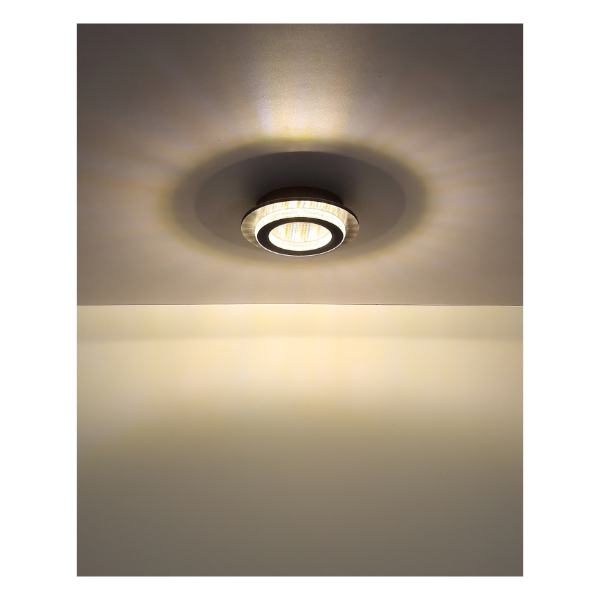 Globo - LED griestu gaismeklis LED/12W/230V 3000/4000/6500K Ø 20 cm antracīts
