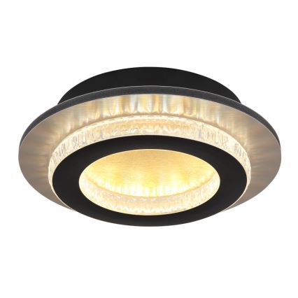 Globo - LED griestu lampa LED/12W/230V 3000/4000/6500K Ø 20 cm melna
