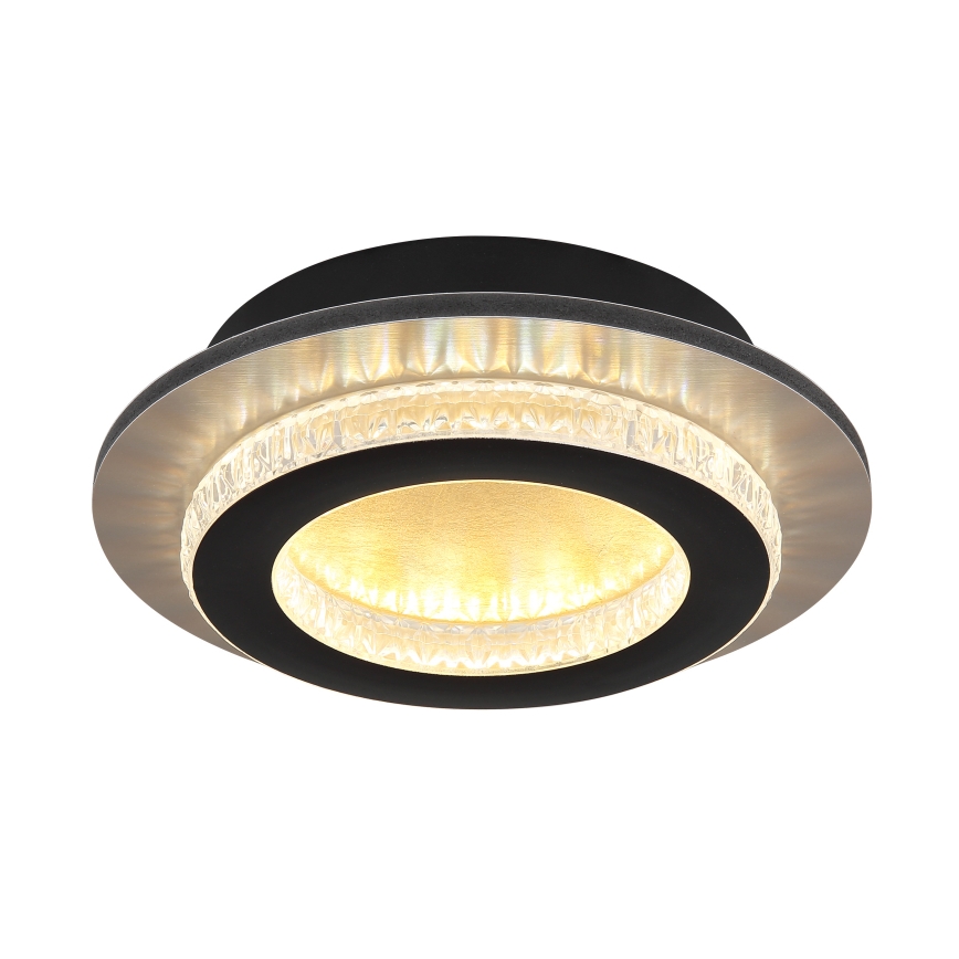 Globo - LED griestu lampa LED/12W/230V 3000/4000/6500K Ø 20 cm melna