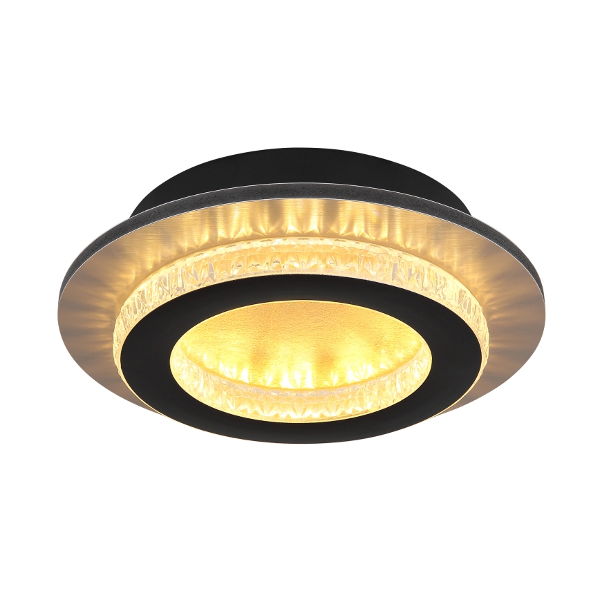 Globo - LED griestu lampa LED/12W/230V 3000/4000/6500K Ø 20 cm melna