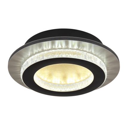 Globo - LED griestu lampa LED/12W/230V 3000/4000/6500K Ø 20 cm melna