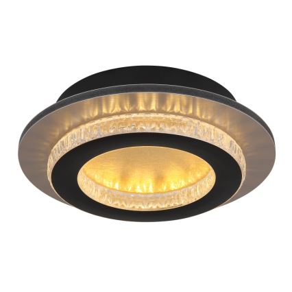 Globo - LED griestu lampa LED/12W/230V 3000/4000/6500K Ø 20 cm melna