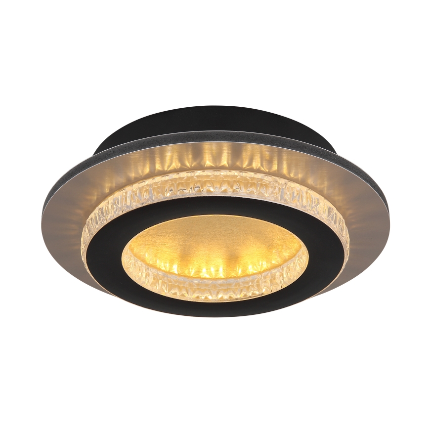 Globo - LED griestu lampa LED/12W/230V 3000/4000/6500K Ø 20 cm melna