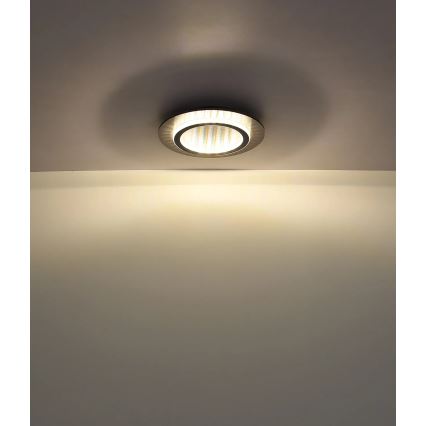 Globo - LED griestu gaismeklis LED/24W/230V 3000/4000/6500K Ø 35 cm antracīts