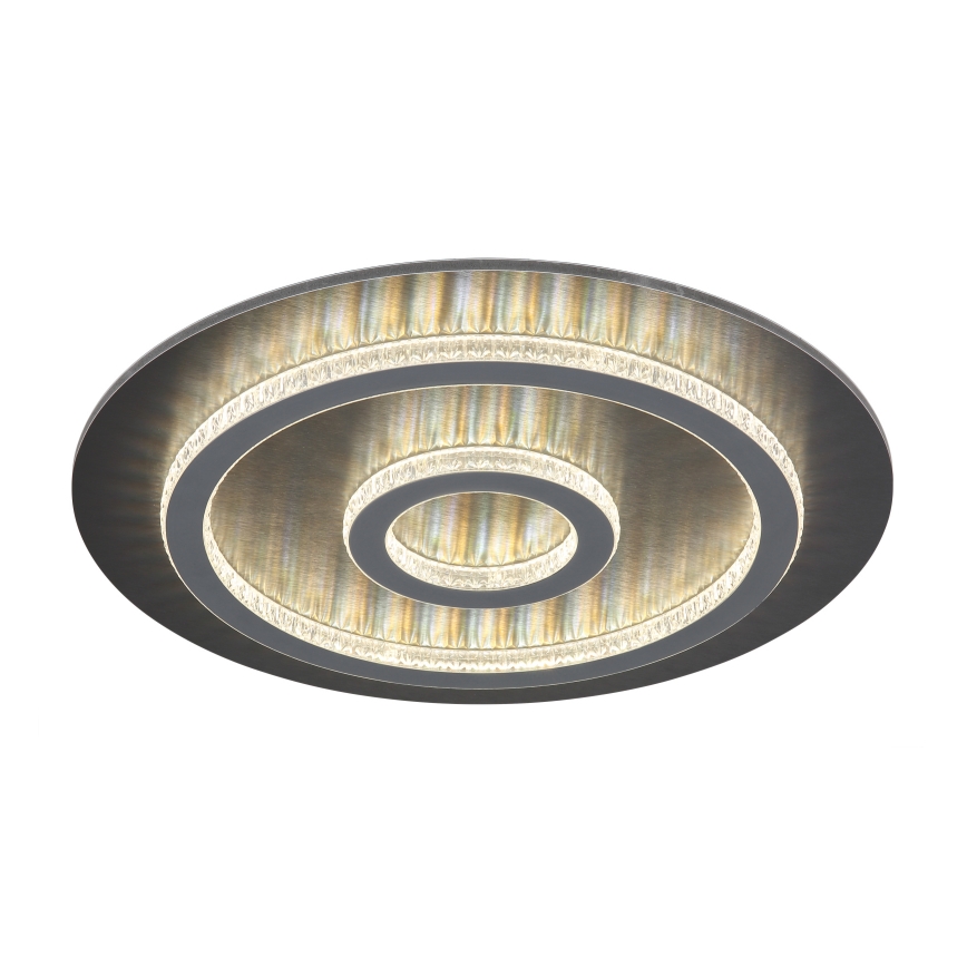 Globo - LED dimmējams griestu gaismeklis LED/40W/230V 3000-6500K Ø45 cm antracīts + ar tālvadības pulti